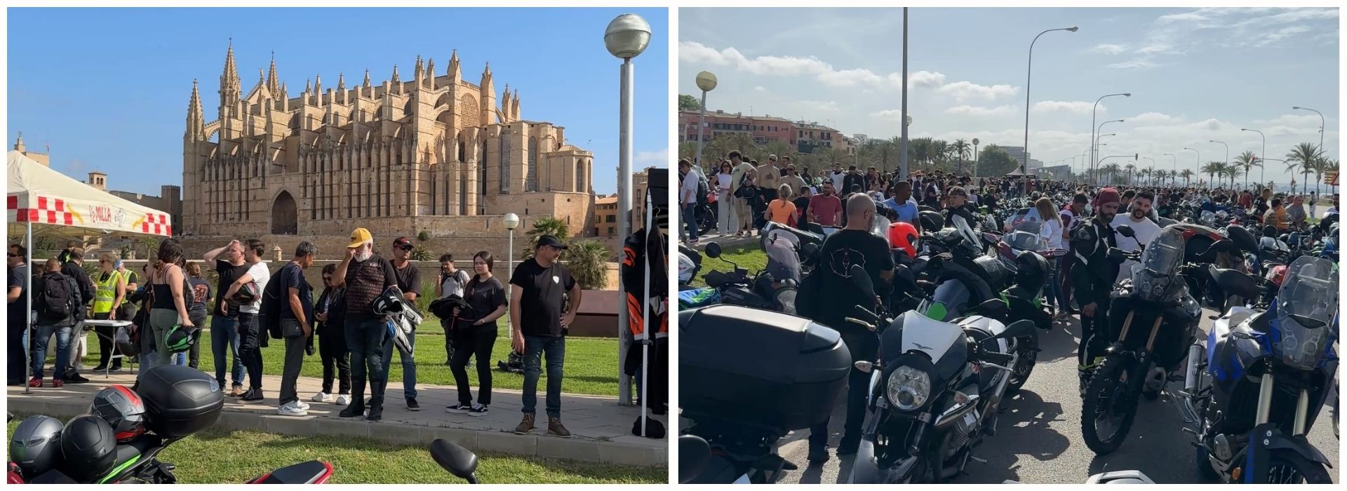 Volta a Mallorca Motorcycle Meeting Cathedral
