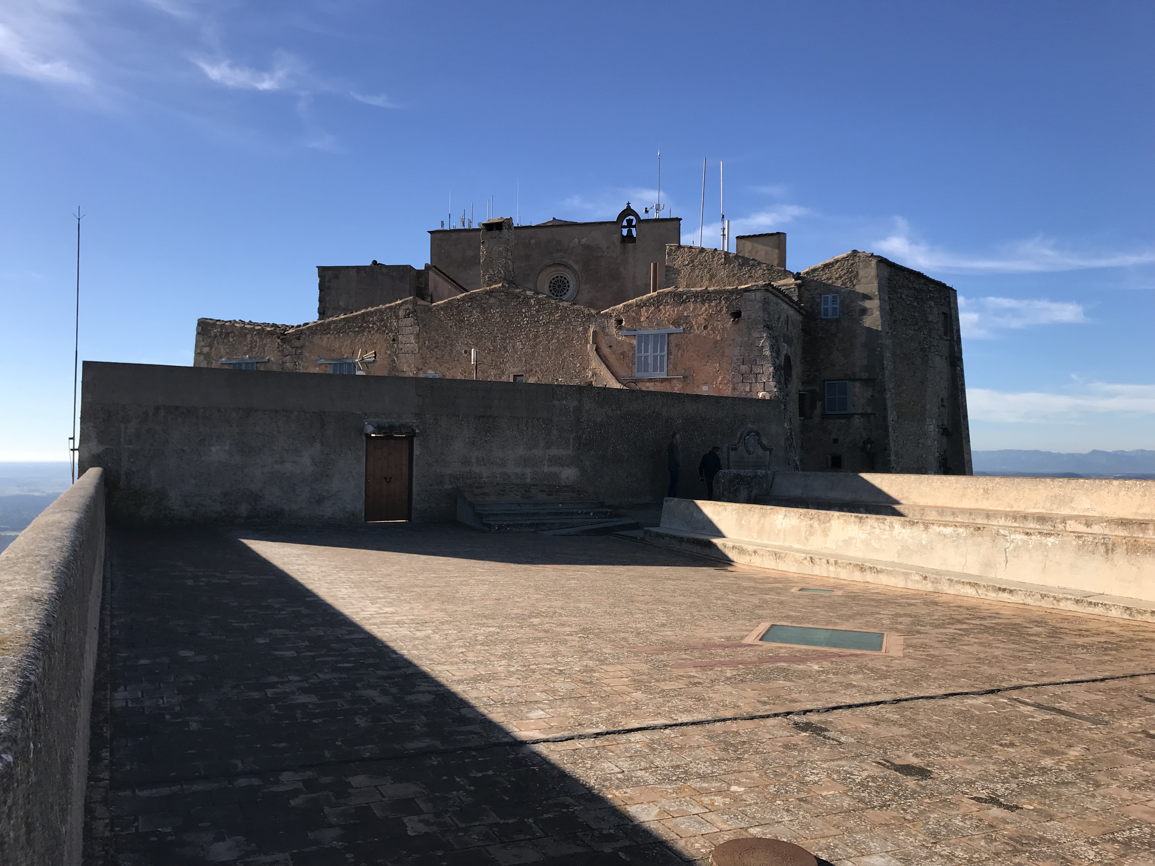 Panoramic Terrace Panoramic terrace at Sant Salvador Sanctuary with 360-degree views across Mallorca.